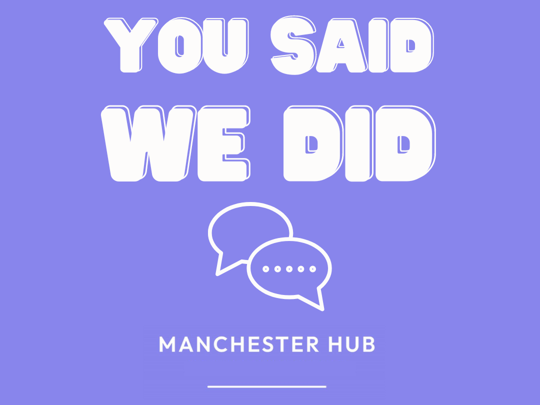 You Said, We Did Logo